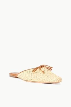 GINA MULE | NATURAL RAFFIA -fashion STAUD GINA MULE NATURAL SPRING 23 ECOM 2
