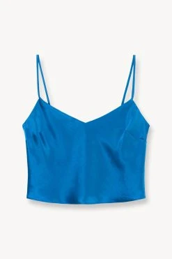 GRACIE TOP | ISLAND BLUE -fashion STAUD GRACIE TOP ISLAND BLUE SUPF 23 ECOM 1