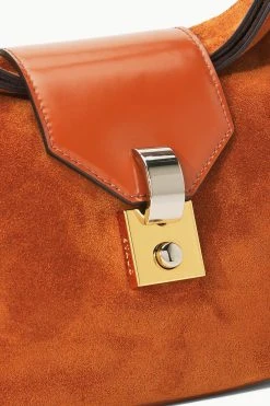 MARIKE BAG | TOBACCO SUEDE -fashion STAUD GWEN CLUTCH TAN SUPF 23 ECOM 4