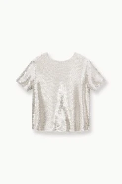 INGRID TOP | SILVER 12 INGRID TOP | SILVER -fashion STAUD INGRID KNITTOP SILVER FALL 23 ECOM 1