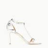 ISA HEEL | CHROME -fashion STAUD ISA HEEL CHROME FALL 23 ECOM 1