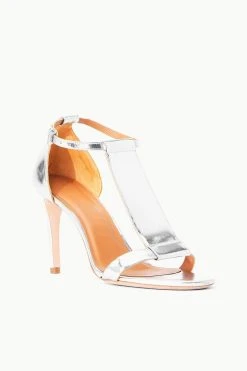 ISA HEEL | CHROME -fashion STAUD ISA HEEL CHROME FALL 23 ECOM 2