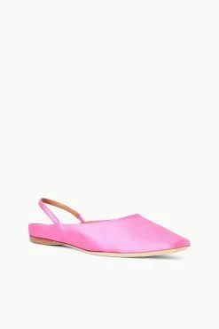 JANINE MULE | BLOSSOM SATIN -fashion STAUD JANINE MULE BLOSSOMSATIN SPRING 23 ECOM 2