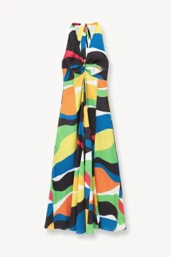 JENNIFER DRESS | MARBLE WAVE -fashion STAUD JENNIFER DRESS MARBLE WAVE SUPF 23 ECOM 1