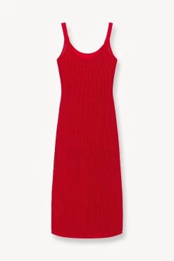 JESSICA COVERUP DRESS | RUBY -fashion STAUD JESSICA KNIT DRESS RUBY SUPF 23 ECOM 1
