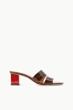 JULES BLOCK HEEL | ESPRESSO RUBY