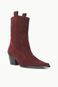 JUNE BOOT | MAHOGANY -fashion STAUD JUNE BOOT MAHOGANY FALL 23 ECOM 2