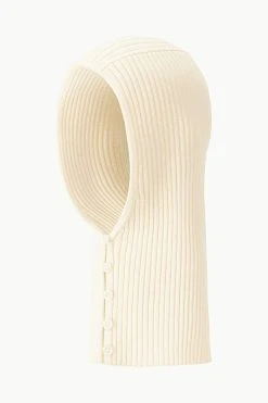 KNIT BALACLAVA | IVORY -fashion STAUD KNITBALACLAVA ACCESSORY IVORY FALL 23 ECOM 1 2