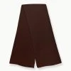 KNIT MERINO SCARF | DARK CHOCOLATE -fashion STAUD KNITMERINOSCARF ACCESSORY DARKCHOCOLATE FALL 23 ECOM 1 2