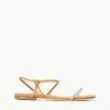 LAUREL CRYSTAL SANDAL | RHINESTONE CASHEW SUEDE -fashion STAUD LAUREL SANDAL CASHEWRHINESTONE SPRING 23 ECOM 1
