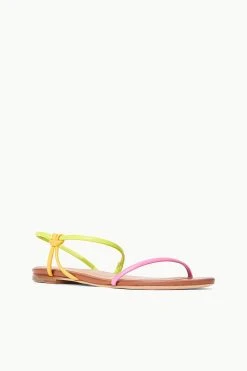 LAUREL SANDAL | CITRON MULTI -fashion STAUD LAUREL SANDAL CITRONMULTI SPRING 23 ECOM 2