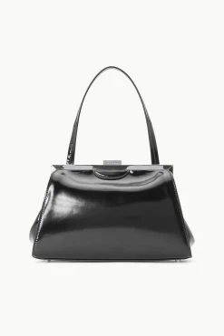 LENNON SHOULDER BAG | BLACK POLISHED