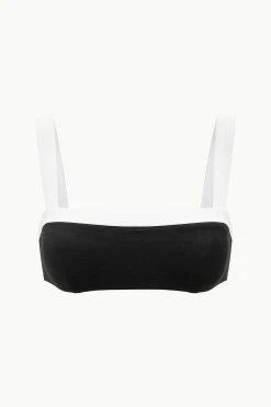 LIV BIKINI TOP | BLACK WHITE -fashion STAUD LIVBIKINI TOP BLACKWHITE SUPF 23 ECOM 1 1