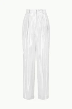 LUISA PANT | SILVER -fashion STAUD LUISAPANT SILVER ECOM 1