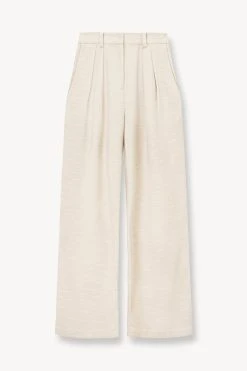 LUISA PANT | OAT MILK -fashion STAUD LUISA PANT OAT MILK SUPF 23 ECOM 1