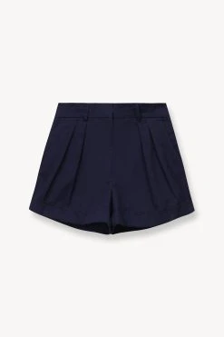 LUISA SHORT | NAVY -fashion STAUD LUISA SHORT NAVY SUPF 23 ECOM 1 4