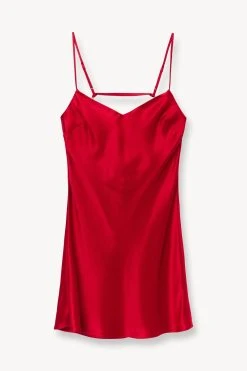LYDIA DRESS | RUBY -fashion STAUD LYDIA DRESS RUBY SUPF 23 ECOM 1