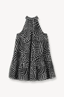 MARLOWE DRESS | BLACK WAVY DOT -fashion STAUD MARLOWE DRESS BLACK WAVY DOTS SUPF 23 ECOM 1