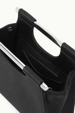 MAR MINI BAG | BLACK SATIN -fashion STAUD MARMINI BAG BLACK FALL 23 ECOM 3