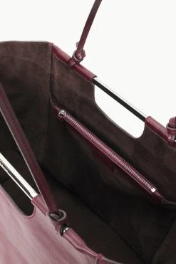 MAR TOTE | RAISIN -fashion STAUD MAR TOTE RAISIN FALL 23 ECOM 3