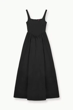 MAXI LANDSCAPE DRESS | BLACK -fashion STAUD MAXILANDSCAPE OCCASIONDRESS BLACK FALL 23 ECOM 1