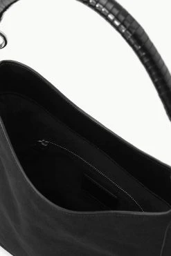 MEL BAG | BLACK SUEDE -fashion STAUD MEL BAG BLACK FALL 23 ECOM 3