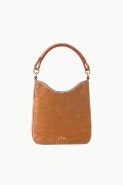 MEL BAG | TAN SUEDE -fashion STAUD MEL BAG TAN FALL 23 ECOM 2