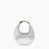 MICRO MOON BAG | CHROME -fashion STAUD MICROMOON BAG CHROME FALL 23 ECOM 1
