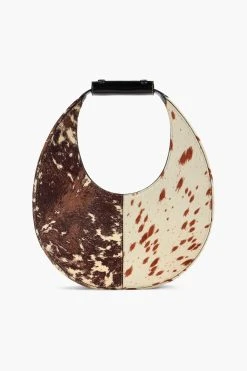 MOON SPLIT BAG | MIXED HAIRCALF