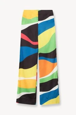 OSCAR PANT | MARBLE WAVE -fashion STAUD OSCAR PANT MARBLE WAVE SUPF 23 ECOM 1