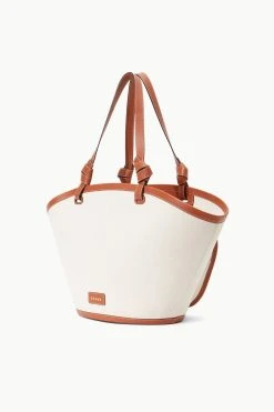 REPLAY TOTE | NATURAL TAN -fashion STAUD PADDLE TOTE IVORY SUPF 23 ECOM 2