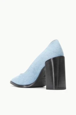 PAZ PUMP | DENIM BLUE -fashion STAUD PAZ PUMP DENIMBLUE FALL 23 ECOM 3