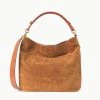 PERRY BAG | TAN SUEDE 1 PERRY BAG | TAN SUEDE -fashion STAUD PERRYHOBO BAG TAN FALL 23 ECOM 1 2