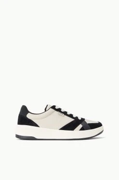 STAUD + KEDS THE COURT SNEAKER | BLACK CREAM