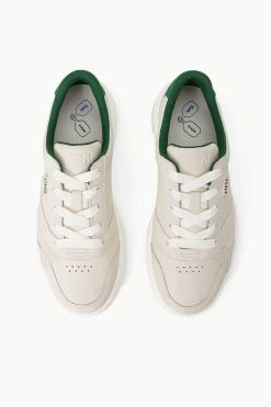STAUD + KEDS THE COURT SNEAKER | CREAM GREEN -fashion STAUD PICKLEBALL SNEAKER IVORY SUPF 23 ECOM 8 web