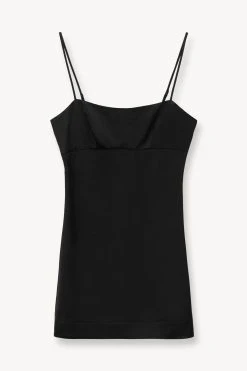 REMINGTON DRESS | BLACK -fashion STAUD REMINGTON DRESS BLACK SUPF 23 ECOM 1