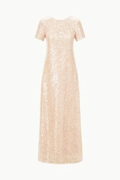 SAFI DRESS | BEIGE -fashion STAUD SAFIDRESS BEIGE ECOM 1