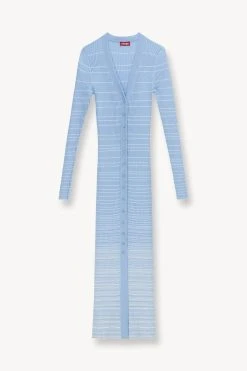 SHOKO SWEATER | FRENCH BLUE WHITE -fashion STAUD SHOKO SWEATER FRENCH BLUE WHITE SUPF 23 ECOM 1 1