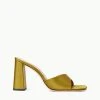 SLOANE HEEL | OLIVE SATIN 2 SLOANE HEEL | OLIVE SATIN -fashion STAUD SLOANE HEEL OLIVESATIN SPRING 23 ECOM 1 2