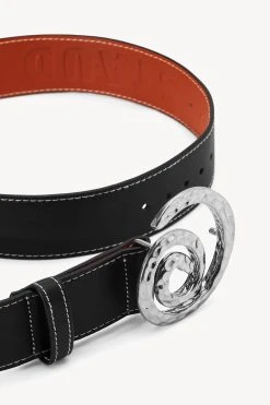 SWIRL BUCKLE BELT | BLACK -fashion STAUD SWIRL BUCKLE BELT 45MM BLK HOLIDAY 22 ECOM 2