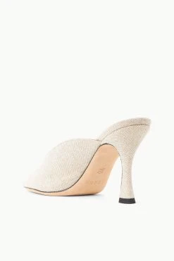 SYLVIA MULE | NATURAL LINEN -fashion STAUD SYLVIA MULE NATURAL SUPF 23 ECOM 3 1