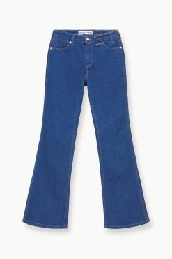 STAUD + WRANGLER THE BIKINI JEAN | DARK RINSE -fashion STAUD THEBIKINIJEAN32 DENIM DARKRINSE WRANGLER 23 ECOM 1