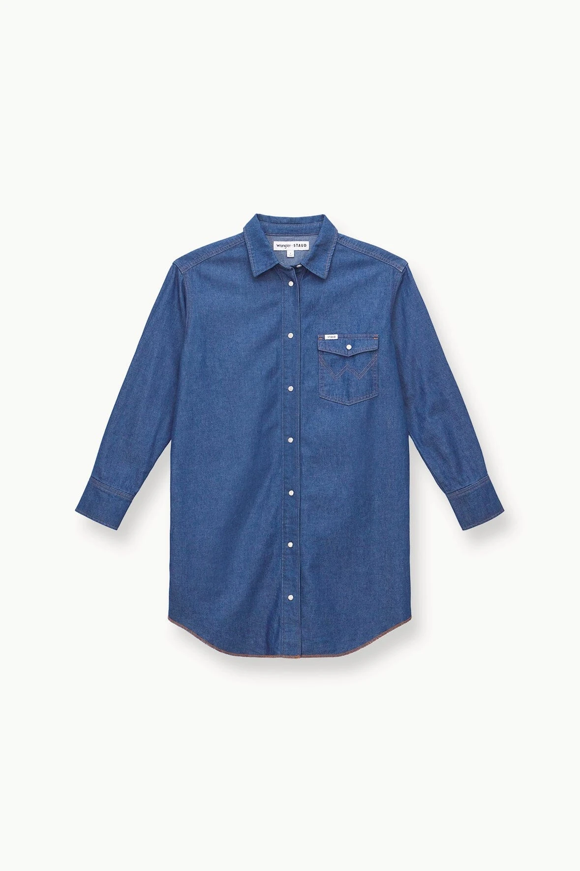 STAUD + WRANGLER THE OVERSIZED WESTERN | DARK RINSE 10 STAUD + WRANGLER THE OVERSIZED WESTERN | DARK RINSE - Image 8