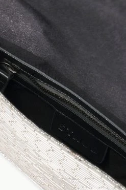 TOMMY BEADED BAG | SILVER -fashion STAUD TOMMYBEADED BAG SILVER FALL 23 ECOM 3