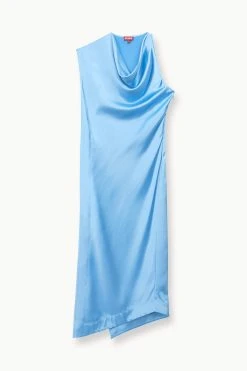 TROUPE DRESS | FRENCH BLUE -fashion STAUD TROUPE OCCASIONDRESS FRENCHBLUE FALL 23 ECOM 1