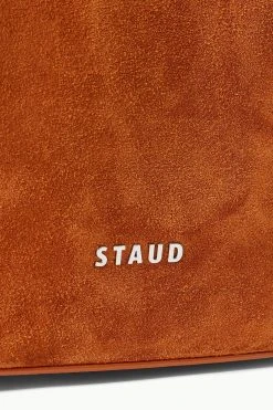 VALENTINA BUCKET BAG | TOBACCO -fashion STAUD VALENTINA BAG TOBACCO SUPF 23 ECOM 3