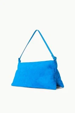 VIVI SHOULDER BAG | DIRECTOR BLUE SUEDE -fashion STAUD VIVI SHOULDERBAG DIRECTORBLUE FALL 23 ECOM 2