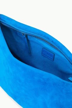VIVI SHOULDER BAG | DIRECTOR BLUE SUEDE -fashion STAUD VIVI SHOULDERBAG DIRECTORBLUE FALL 23 ECOM 3