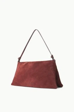 VIVI SHOULDER BAG | MAHOGANY SUEDE -fashion STAUD VIVI SHOULDERBAG MAHOGANY FALL 23 ECOM 2