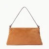 VIVI SHOULDER BAG | TAN SUEDE